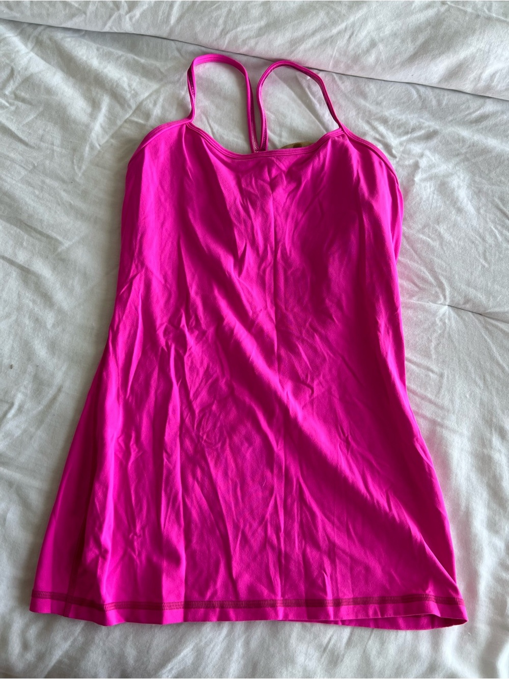 Lululemon Hot Pink Workout Racerback Tank